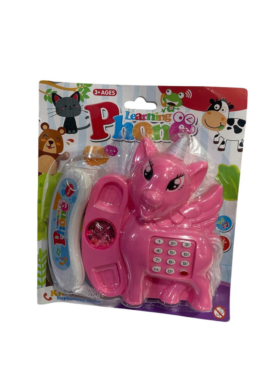 TELEFONO INFANTIL CON FORMITA A PILAS
